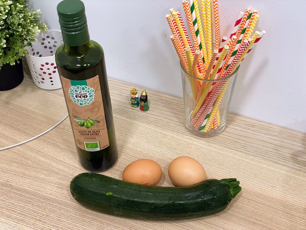 Tortilla de calabacín ingredientes