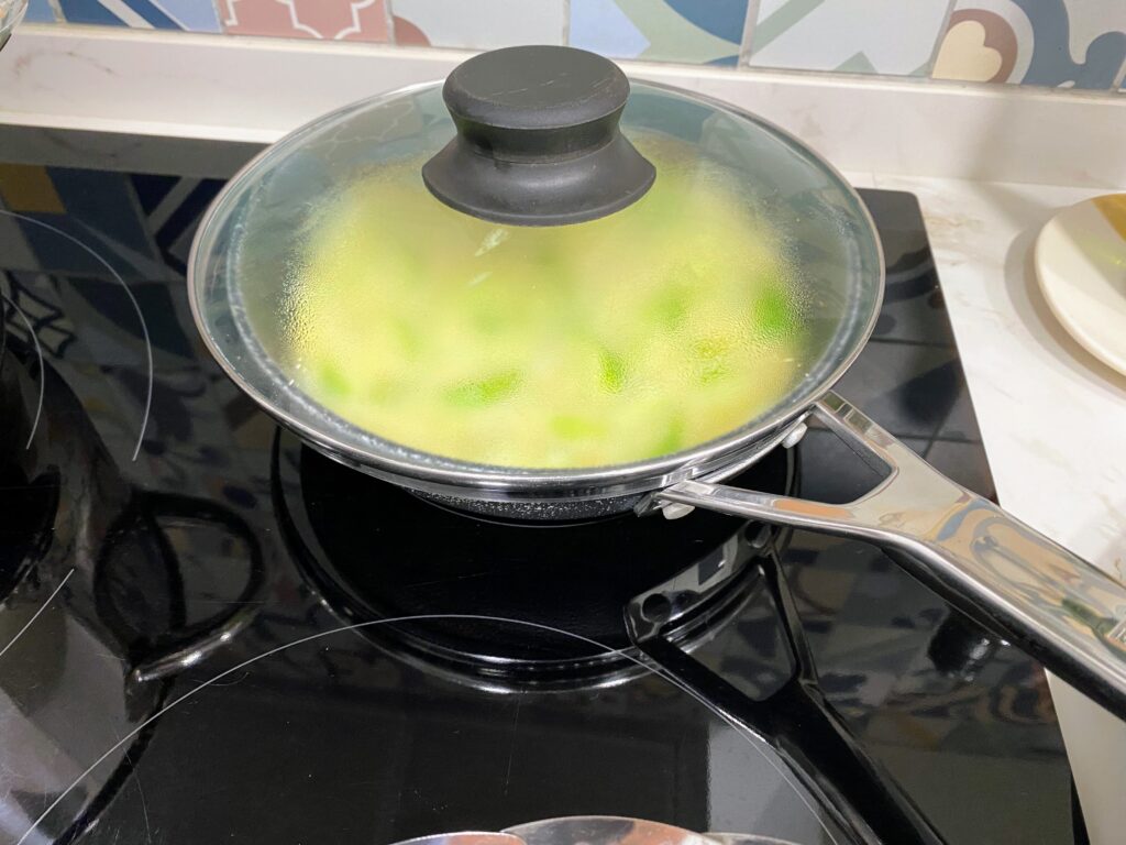 Tortilla de calabacín paso 4