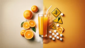 Por qué el zumo de naranja natural no es saludable